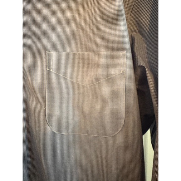 Brooks Brothers Regent 17.5 34/35 100% Cotton Non-Iron Dress Shirt Blue Button D - Picture 5 of 5